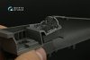 Quinta Studio QD48416 F-15C 3D-Printed coloured Interior on decal paper (Academy) 1/48